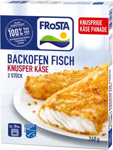 Backofen Fisch Knusper Käse (240g)