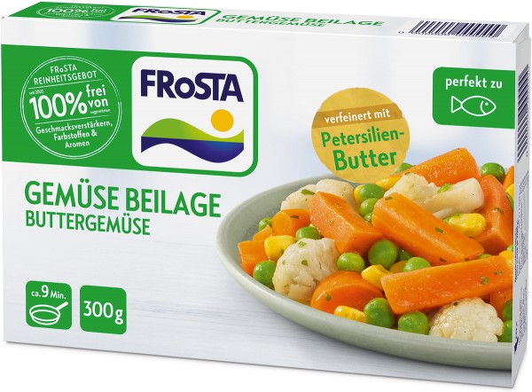 FRoSTA Gemüse Beilage Buttergemüse (300g) Packshot