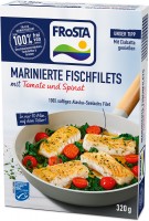 FRoSTA Marinierte Fischfilets mit Tomate und Spinat - Packshot