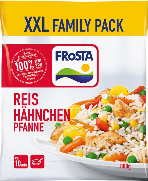 FRoSTA Reis Hähnchen Pfanne XXL Family Pack 800g