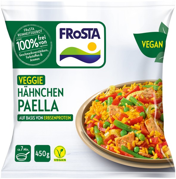 Veggie Hähnchen Paella 450g Packshot