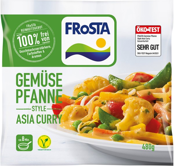 FRoSTA Gemüse Pfanne Style Asia Curry - 480g