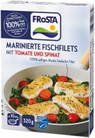 FRoSTA Marinierte Fischfilets mit Tomate und Spinat - Packshot