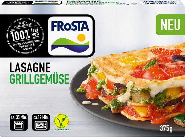 FRoSTA - Lasagne Grillgemüse 375g - Packshot