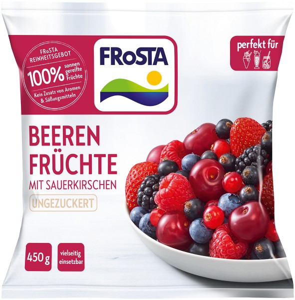 FRoSTA - Beeren Früchte mit Sauerkirschen - 450g Packshot